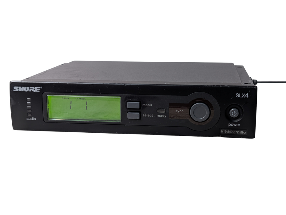 SHURE SLX4 H19 542-572 MHz Wireless Microphone Receiver  -