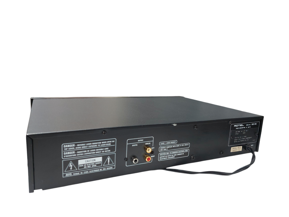 Rotel Compact Disc Player RCD-855 High Performance Dual Converter =