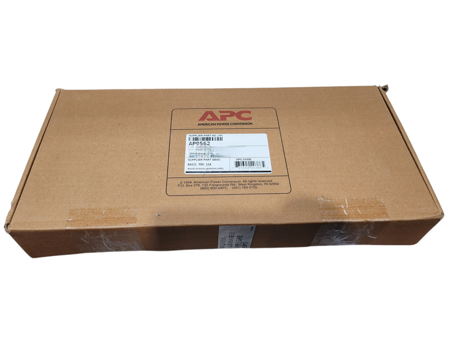 APC AP9562 10-Outlet Power Distribution Unit Basic Rack Panel PDU