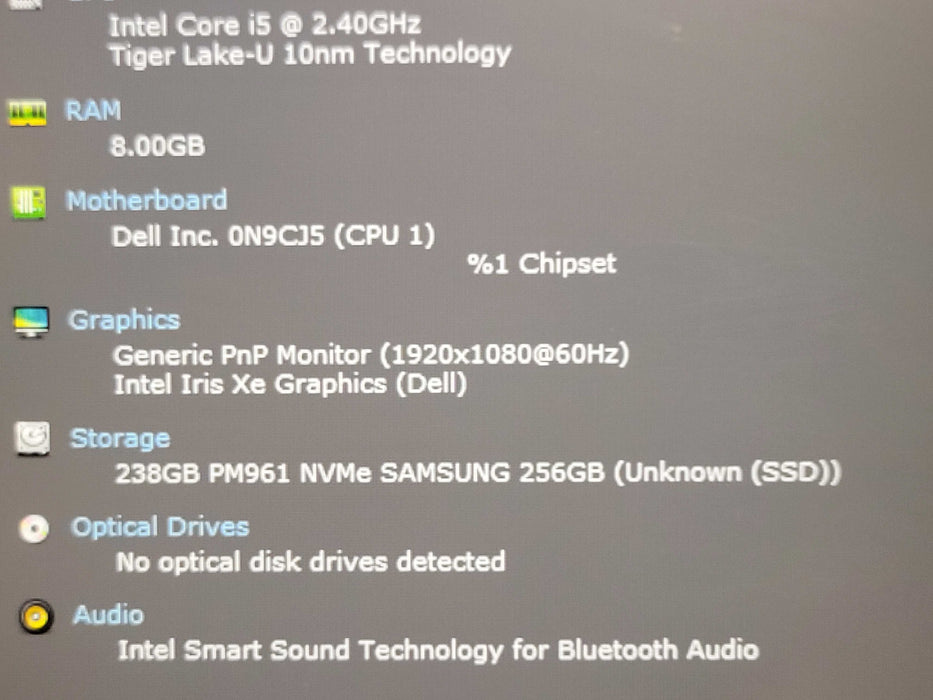 Dell Vostro 5402 Core i5-1135G7 1.40GHz 8GB RAM 256GB SSD _ Lap200