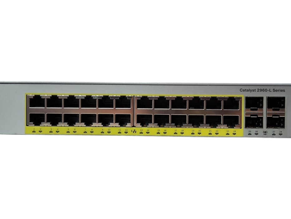Cisco WS-C2960L-24PS-LL V01, 24-Port Gigabit PoE+ Silent Managed Switch