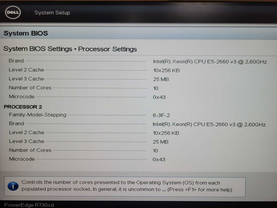 Dell PE R730xd 2x Xeon E5-2660v3 2.60GHz, 128GB DDR4, H730P Mini, 2x PSU, 7 _
