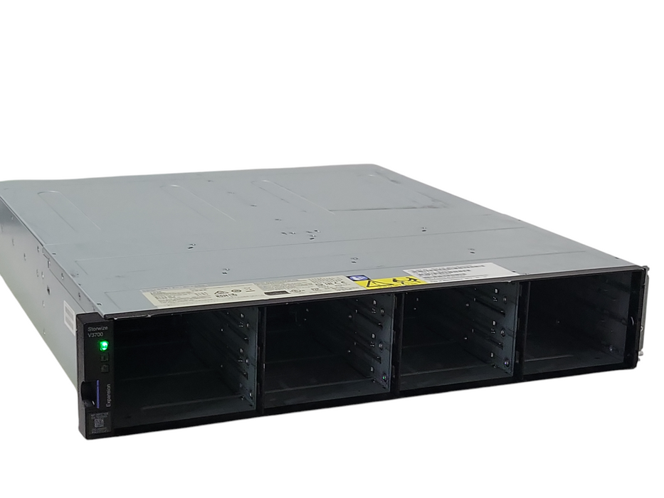 IBM STORWIZE v3700 storage system w/ 2x 00Y2527 6Gbps controllers, 2x PSU _