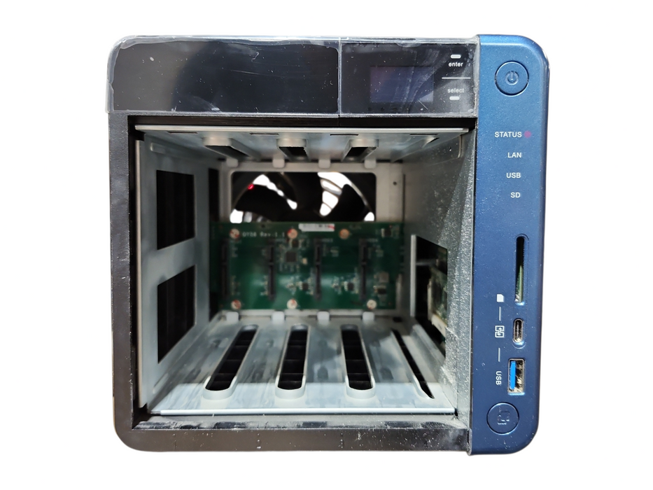QNAP TS-453B 4-Bay NAS, No HDD & Caddies, READ