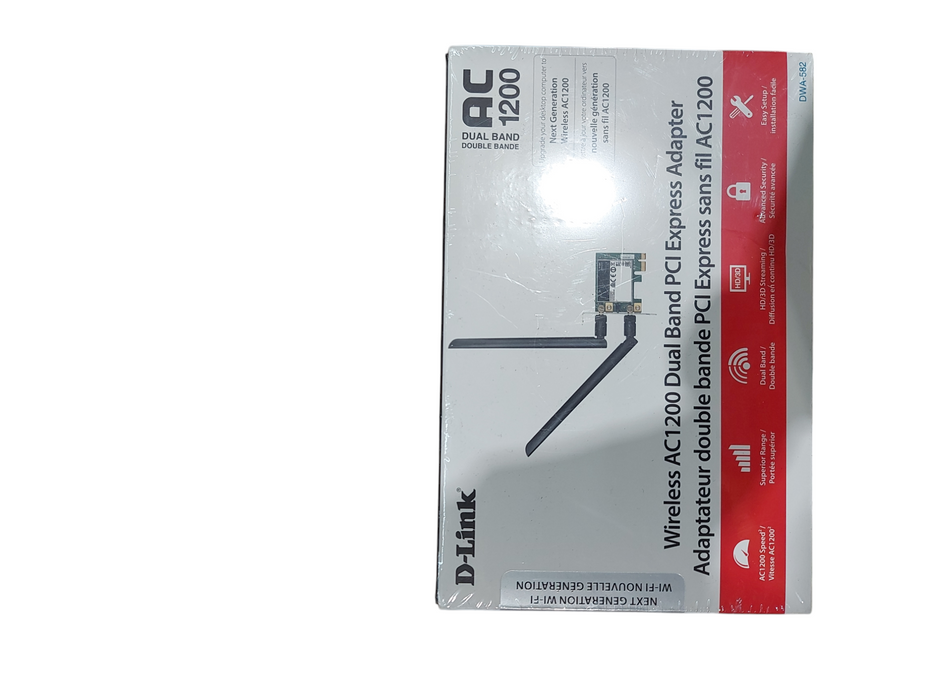 D-Link dwa-582 AC1200 Dual Band PCI Express Wireless Adapter Desktop