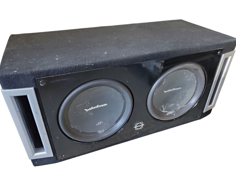 2x Rockford Fosgate 3P | Punch p1000x1bd  in Bassworx Enclosure READ