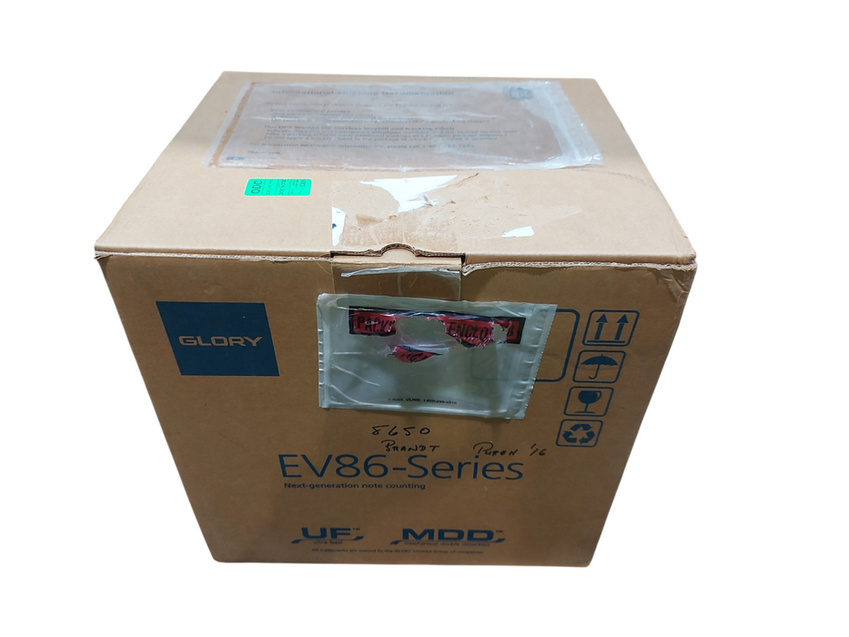 Glory EV8650 Bank Note Counter