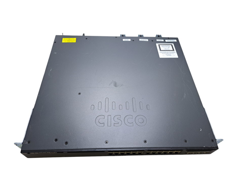 Cisco WS-C3650-24PS-S | 24-Port Gigabit PoE+, 4x SFP Switch w/ 1x 640W PSU
