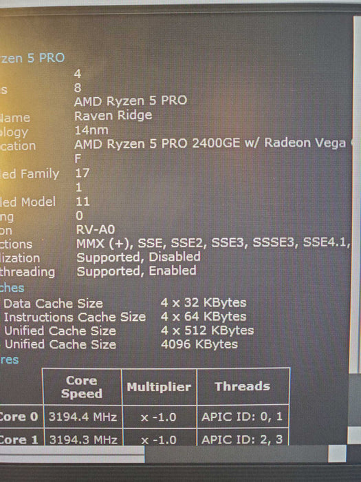 Lenovo ThinkCentre M715q, Ryzen 5 PRO 2400GE, 16GB DDR4, 256GB NVMe, WIFI