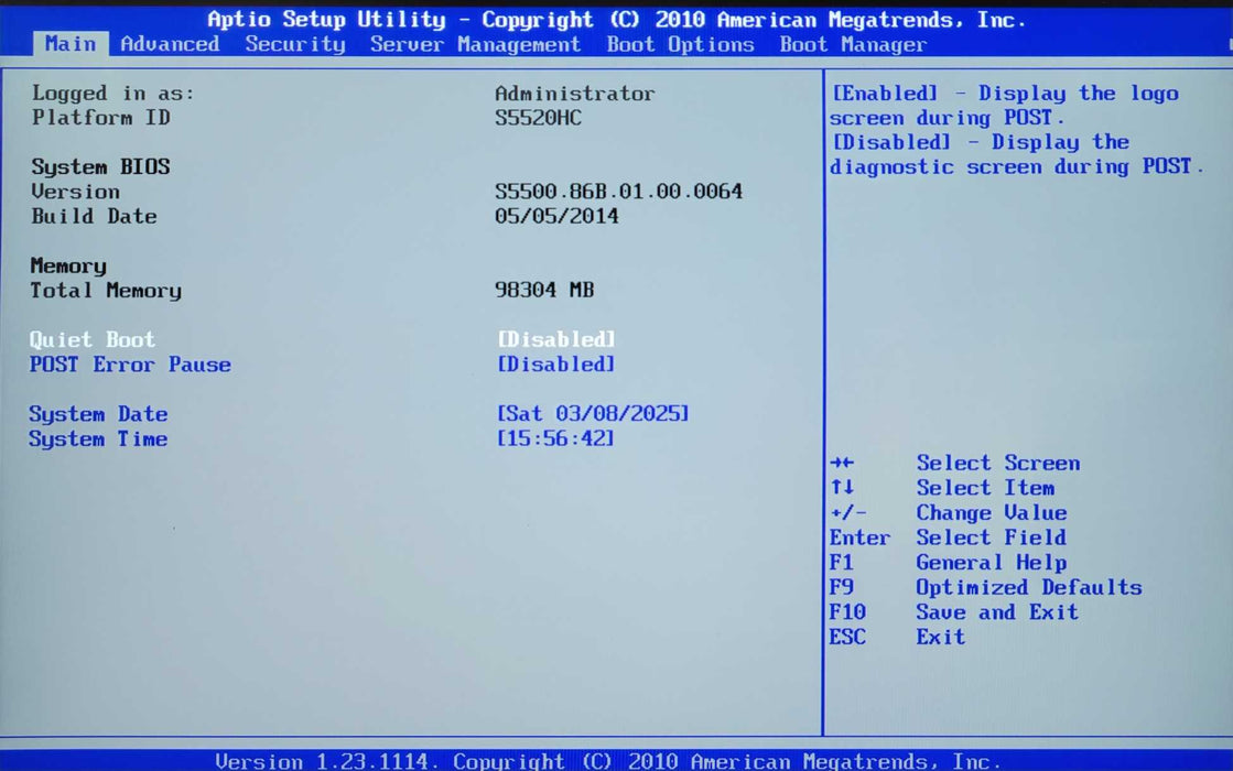 Custom/Intel Server, 2x Xeon E5640 2.67GHz, 96GB RAM, SAS1068E-IT, 2x PSU _