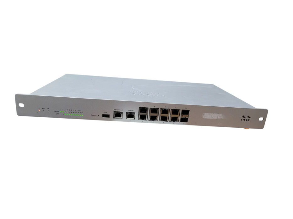 Cisco ‎MX100-HW Meraki Cloud Managed Security Firewall Appliance *Unclaimed