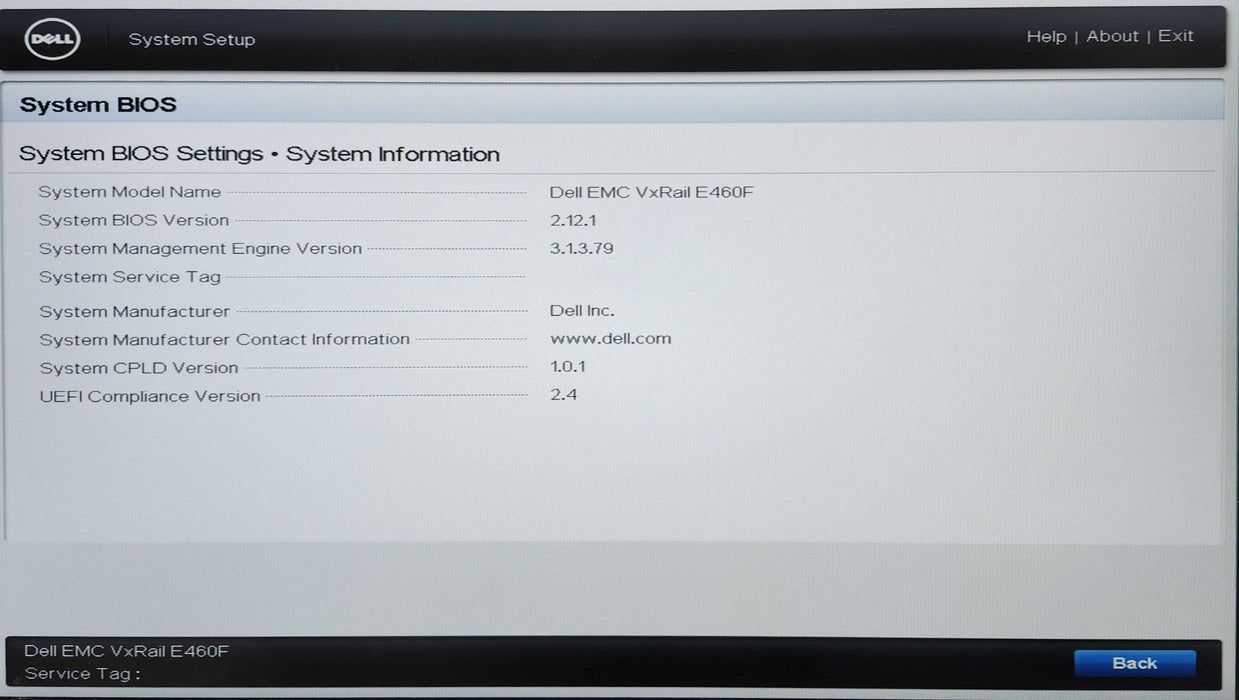 Dell EMC VxRail E460F 1U 10x2.5", 2x Xeon E5-2620v4, 32GB DDR4, H730P Mini