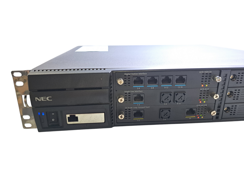 NEC SV9100/9300 Chassis w/ GCD-16DLCA, GCD-4LCF, GCD-4COTB Modules |CHS2UG-US