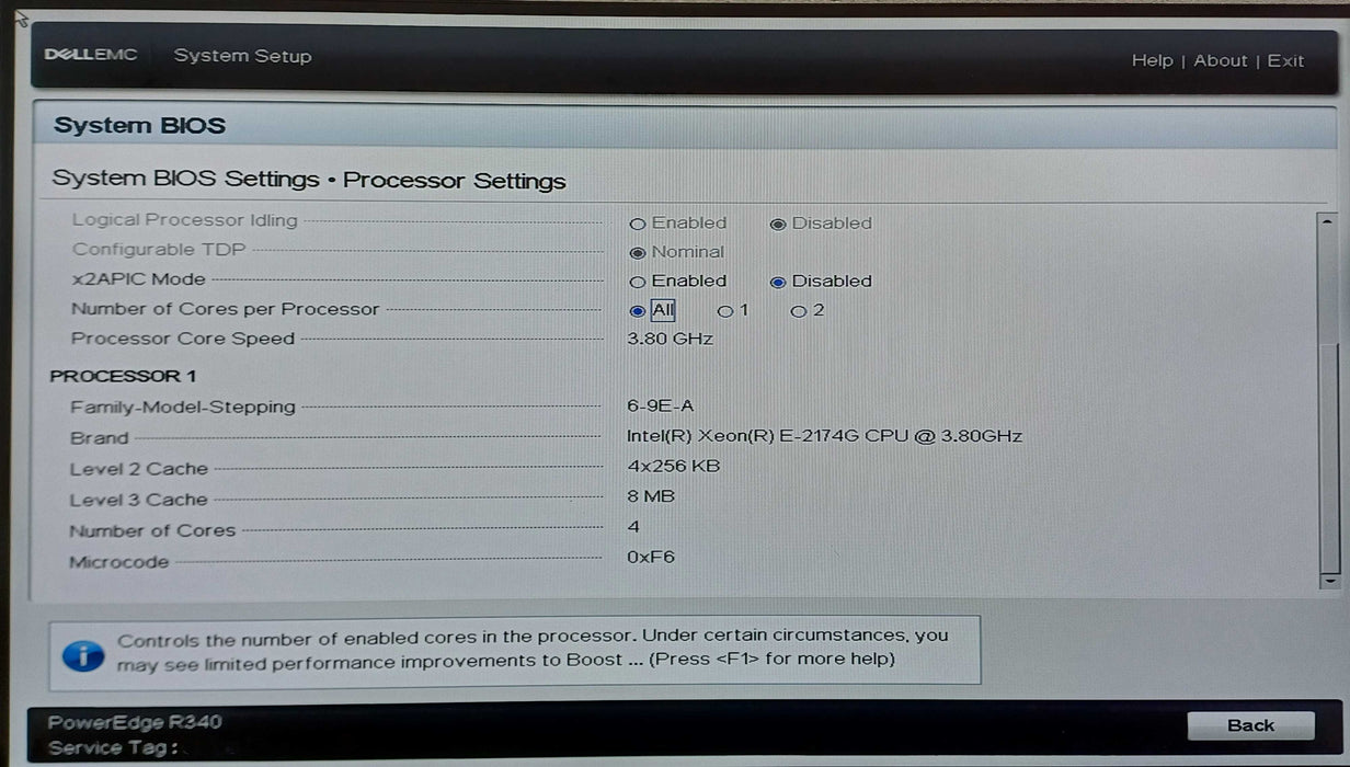 Dell PE R340 4x3.5", Xeon E-2174G 3.80GHz, 16GB DDR4, No RAID, 350W PSU