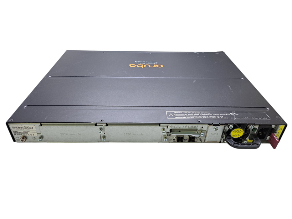 HP Aruba J9729A 2920-48G-POE+ Switch w/ J9733A Module & 1x PSU