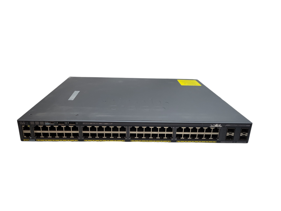 Cisco WS-C2960X-48FPS-L | 48-Port Gigabit PoE Switch | 4x SFP %