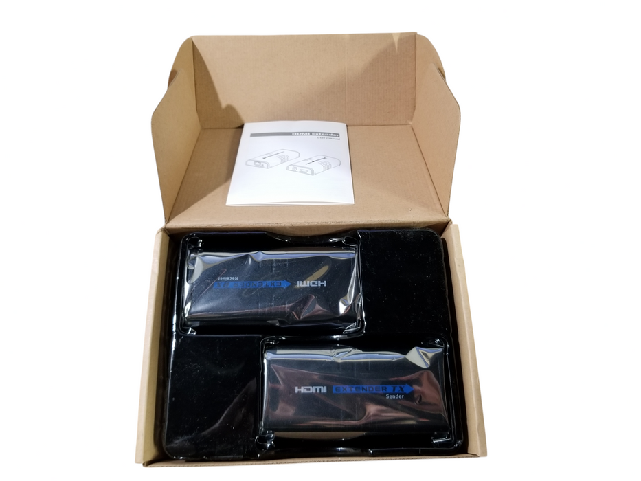 HDMI 1080P Extender to RJ45 Over Cat 5e/6 Network LAN Ethernet Adapter