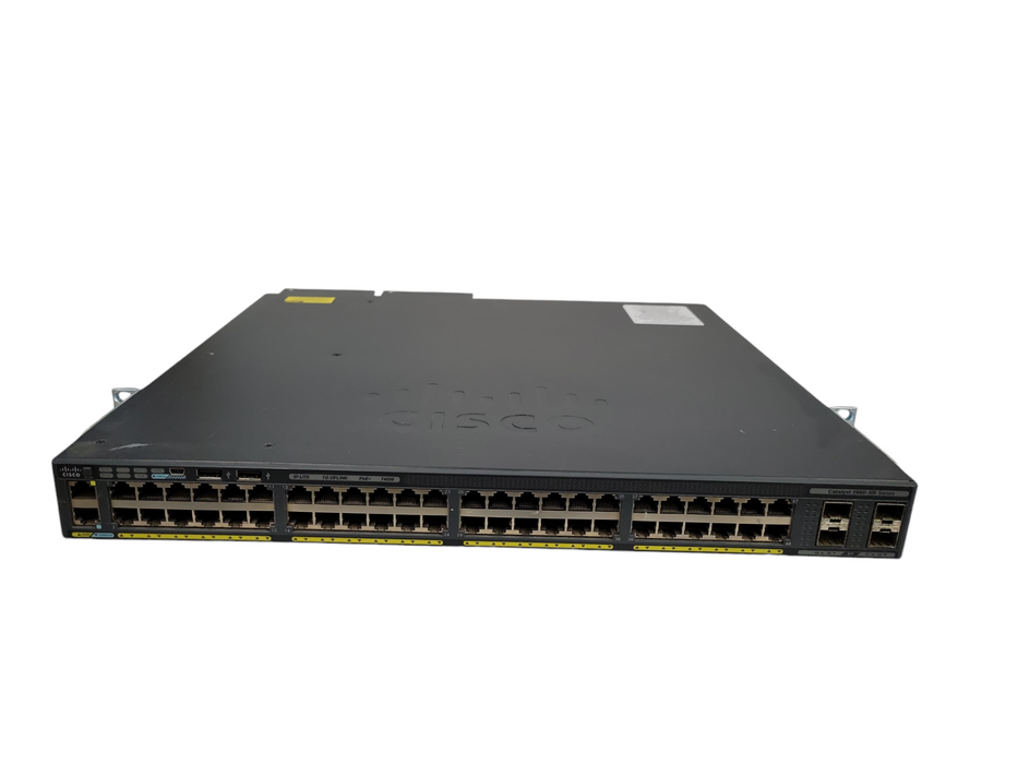 Cisco WS-C2960XR-48FPS-I v05 | 48-Port Gigabit PoE w/2x 1025w PSU| Stack mod %