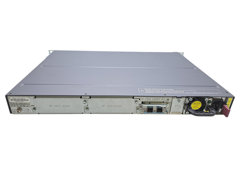 HP J9729A 2920-48G-POE+ Switch w/ J9733A Stacking Module, 1x PSU )