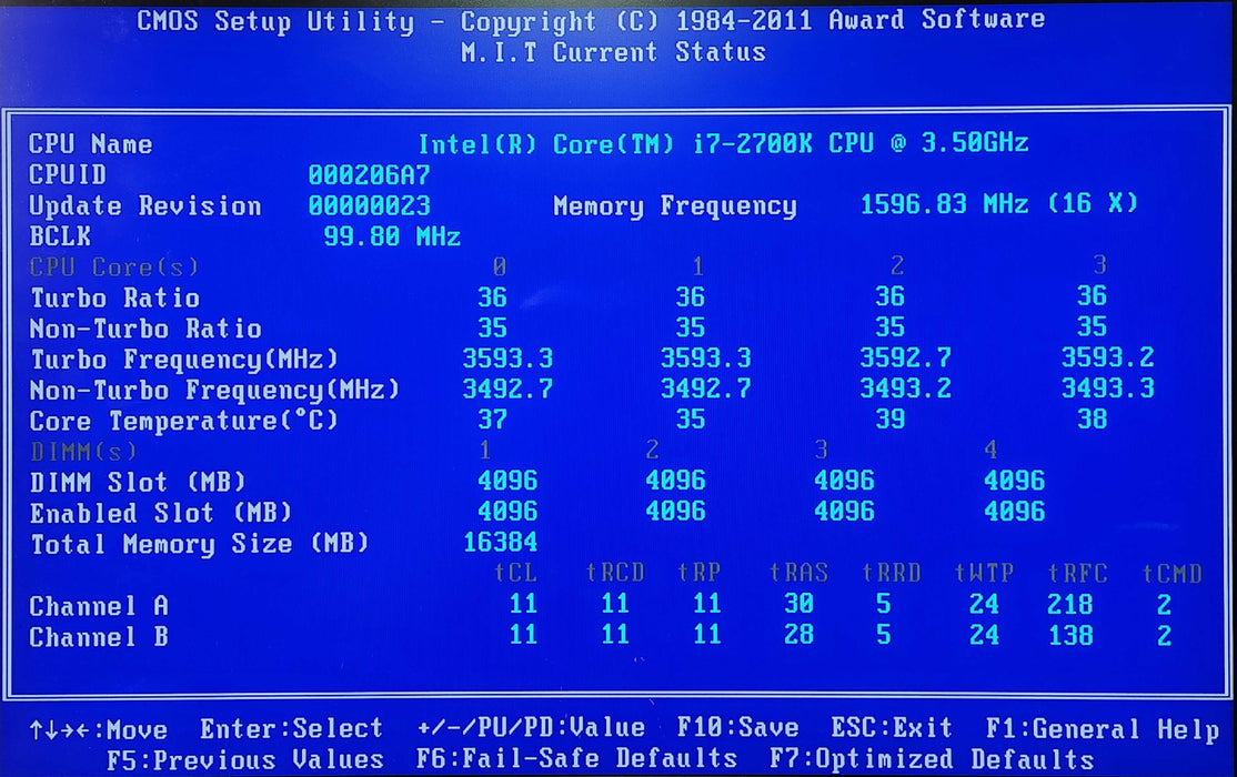 Gigabyte GA-Z68X-UD3H-B3 w/ i7-2700k & 16GB DDR3, No I/O Shield