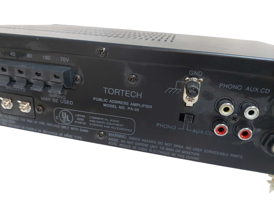 Tortech 35Watt P.A. Amplifier Model: PA-35 =