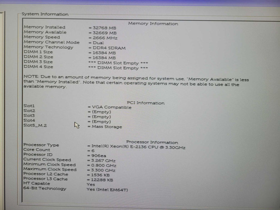 Dell Precision 3630 | Xeon E-2136 @3.30GHz, 32GB DDR4, 256GB NV !