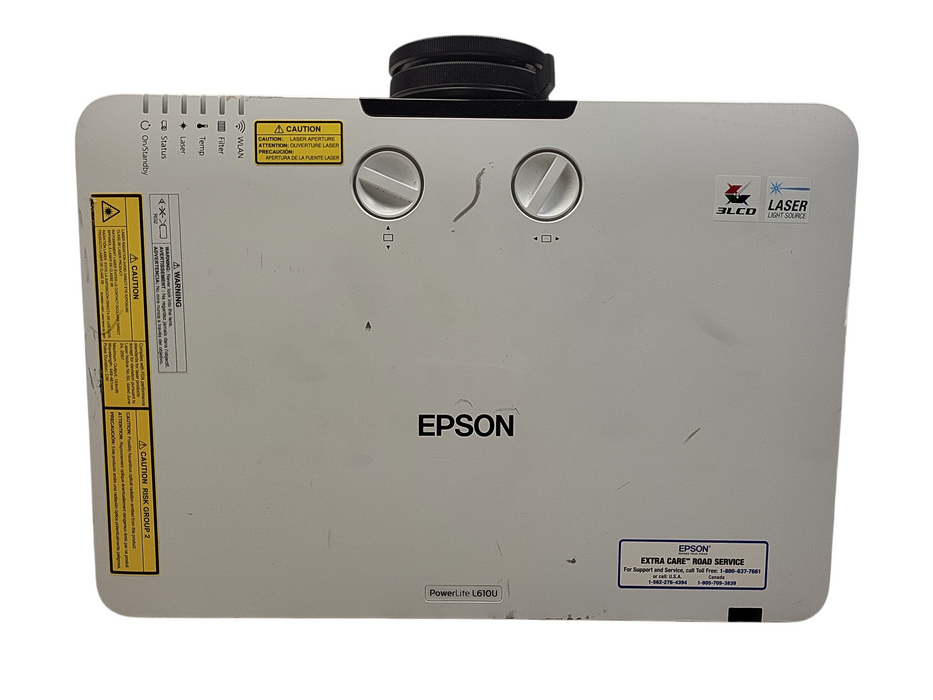 Epson PowerLite L610U WUXGA 3LCD 10189 HRS Laser Projector No remote $