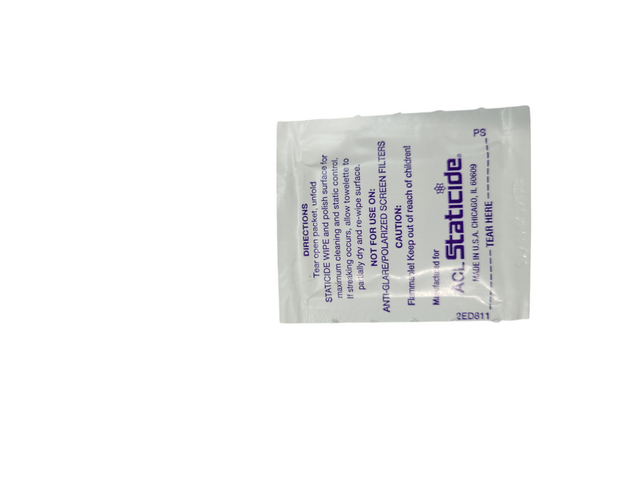 LOT 6x ACL Staticide SW12 - Anti-Static Wipes 5" X 8", Pack of 24