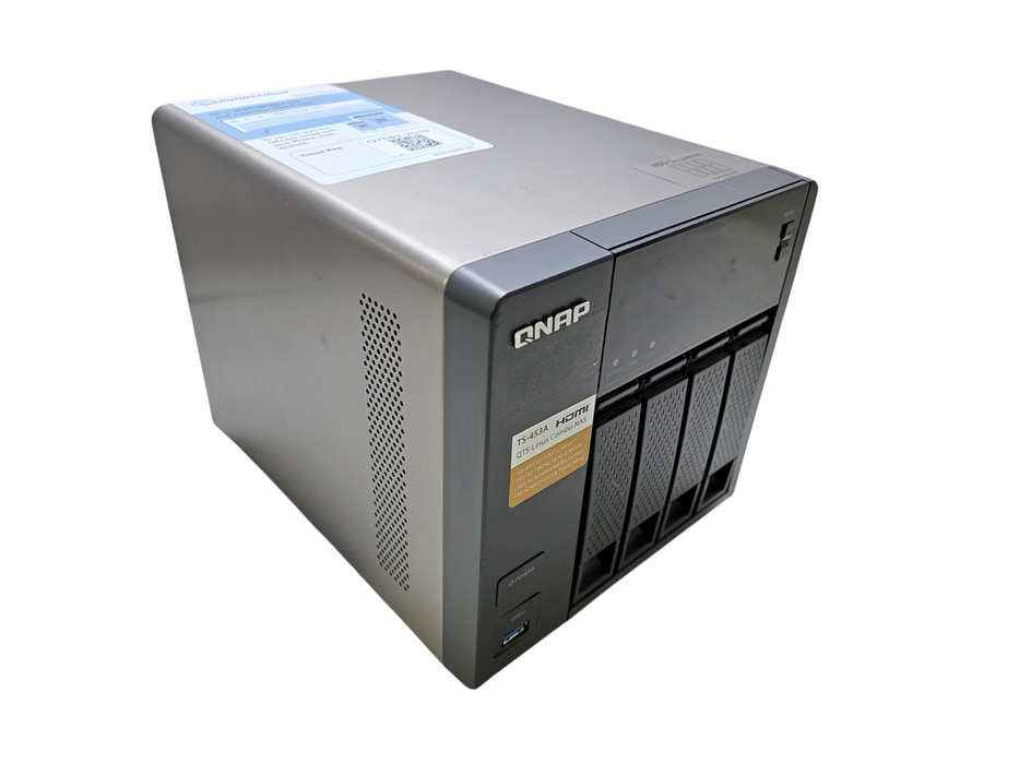 QNAP TS-453A 4-Bay NAS – Intel Quad-Core, 4GB RAM, 4x 2TB HDD's