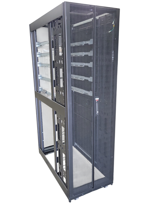 APC AR3300 NETSHELTER ENCLOSURE 42U 600MM X 1200MM SERVER RACK, READ _