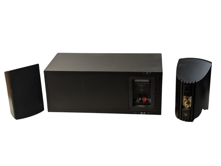 Definitive Technology C1-J Center and ProMonitor 80 Left and Right Speaker  -