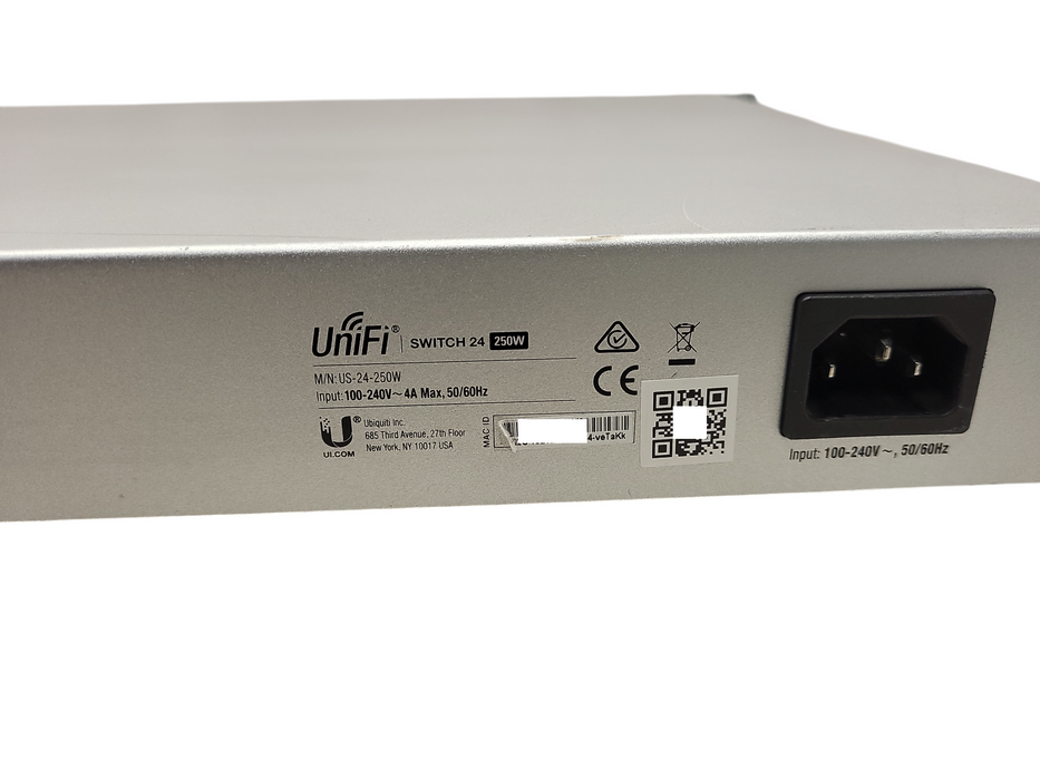 Ubiquiti UniFi Switch 24 250W US-24-250W Gigabit PoE Smart Switch READ $