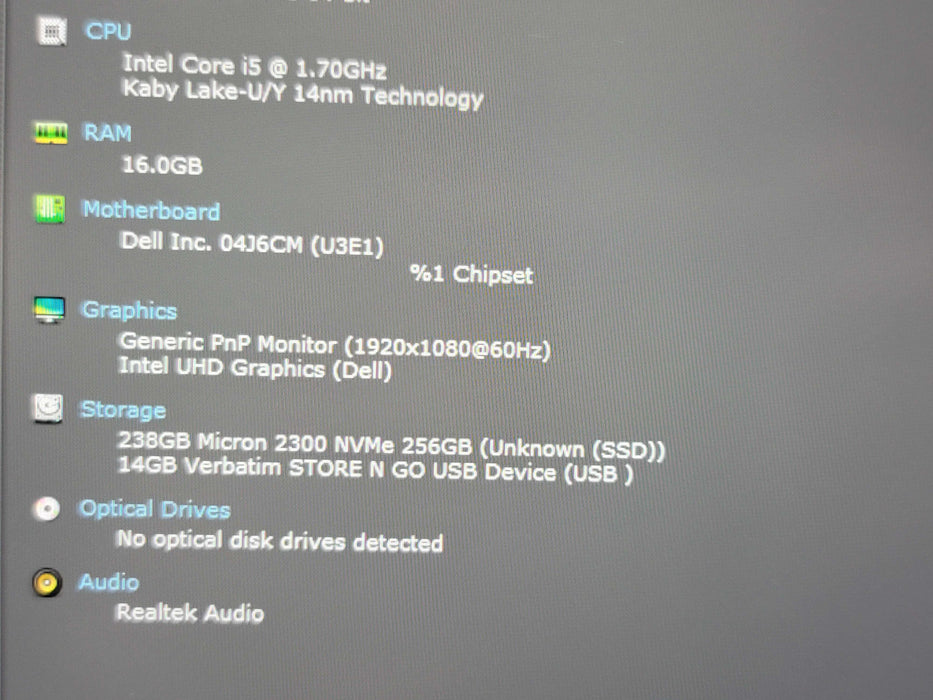 Dell Latitude 7410 i5-10310U 16GB RAM 256GB NVMe β Lap200