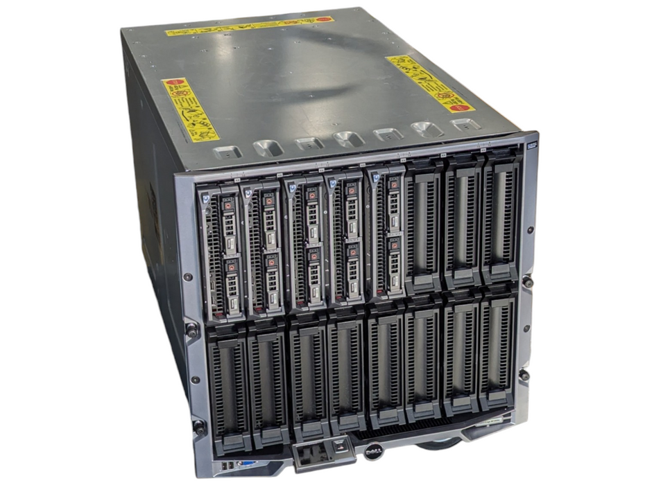 DELL PowerEdge M1000E Blade Chassis with 5x M630 Blades Please READ  -