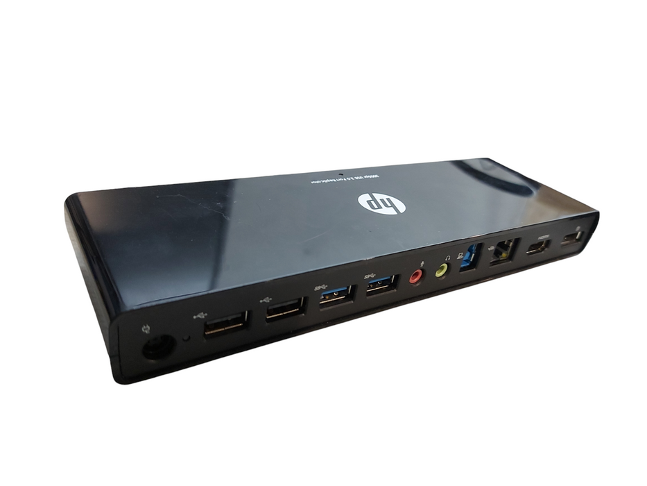 HP 3005pr USB 3.0 Port Replicator w/ Power Adapter and USB 3.0 cable