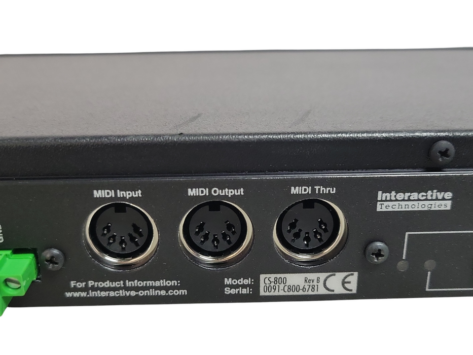 Interactive Technologies CS-800 CueServer Playback Processor, READ _