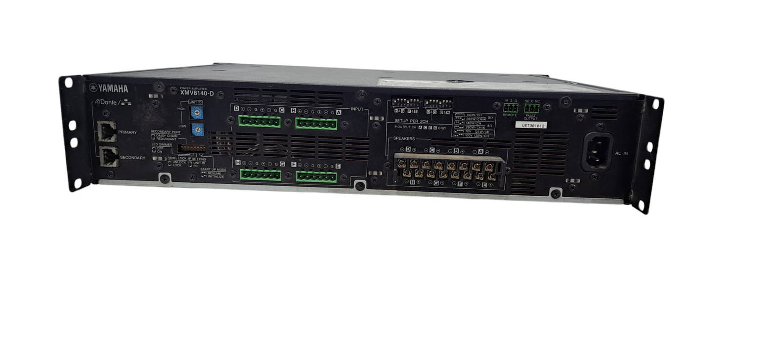 Yamaha XMV8140 Commercial Stereo Power Amplifier