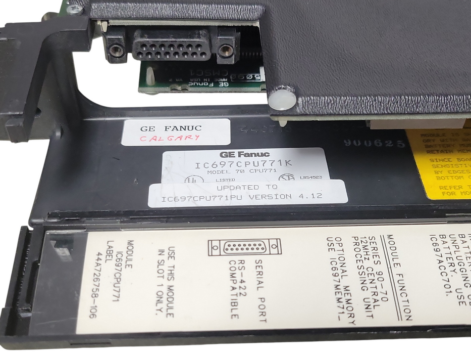 GE Fanuc model 70 CPU 771 IC697CPU771K IC697MEM719B, READ _