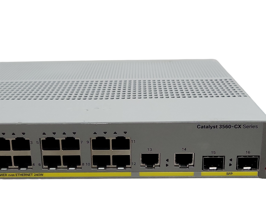 Cisco WS-C3560CX-12PC-S 12-Port GE PoE+ SFP Compact managed Switch _