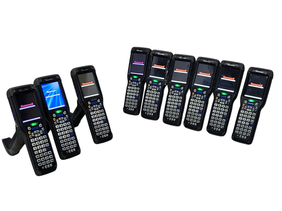 Lot of 9x Intermec/Honeywell CK71 SERIES Barcode scanners w/ Battery, READ _
