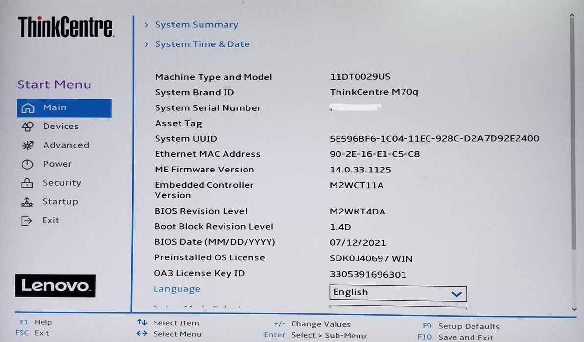 Lenovo ThinkCentre M70q USFF, i5-10400T CPU 2.00GHz, 16GB RAM - No HDD  Q