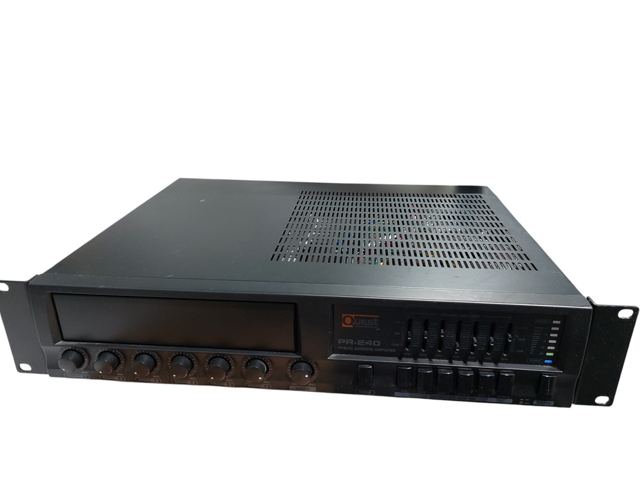 Quest Commercial Model: PR-240 Public Address Amplifier  =