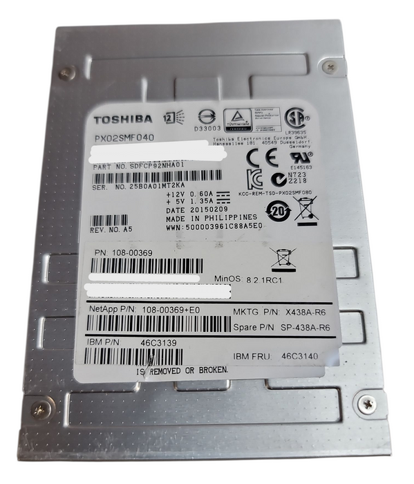 400GB SAS 2.5" 7mm 12Gb/s Server SSD - Assorted Brands Q+