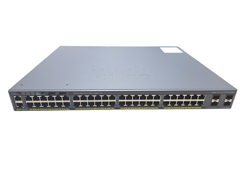 Cisco WS-C2960X-48LPS-L V05 | 48-Port Gigabit PoE+ 370W Switch *READ*