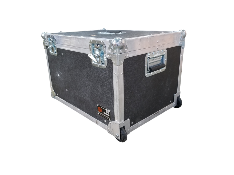 Heavy Duty Protective ATA Case w/ Foam, Pull-Out Handle & Wheels 25"x19"x18 Q