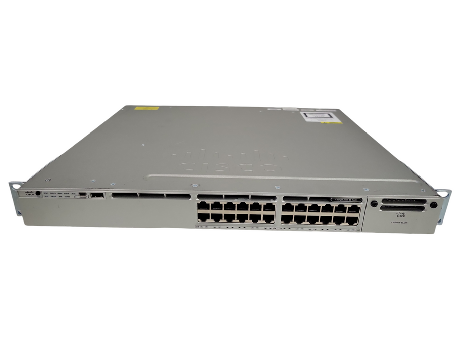 Cisco WS-C3850-24P | 24-Port Gigabit PoE Switch %