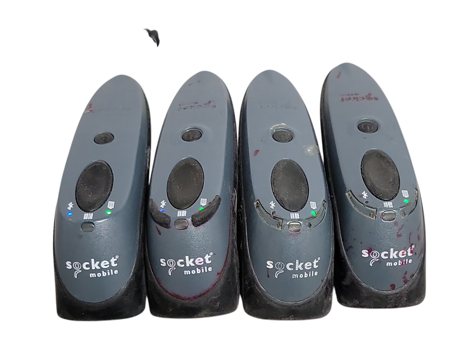 Lot of 4x Socket wireless barcode scanners (unknown model) _