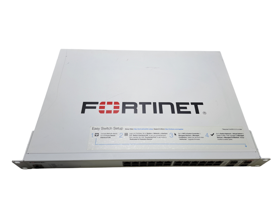 Fortinet FortiSwitch FS-224D-FPOE Layer 2/3 Switch PoE+ 370W 24x GE Port SFP+