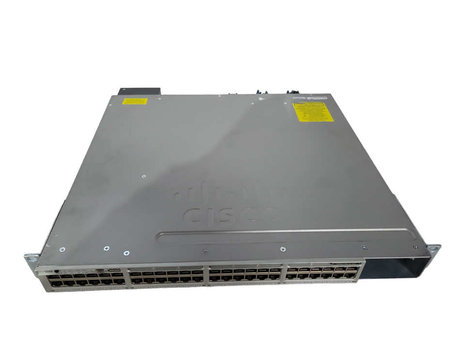Cisco WS-C3850-48F-S 48-Port Gigabit PoE+ Switch | 1x 1100W PSU *READ* Q!