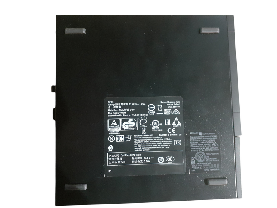 DELL OptiPlex 3070 i5-9500T @2.20GHz 16GB RAM 256GB NVMe